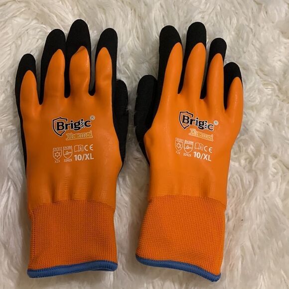 Brigic waterproof safety work gloves. New in box only open for photos - Picture 2 of 7